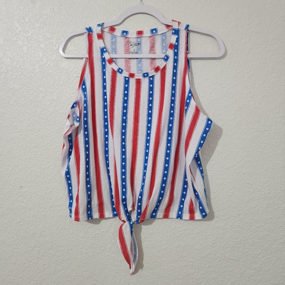 American Flag Strips and Stars Tee Shirt